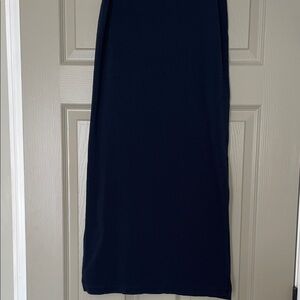 Small GAP Navy Blue Knit Pencil Skirt
